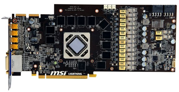 MSI Radeon HD 7970 Lightning Boost Edition PCB
