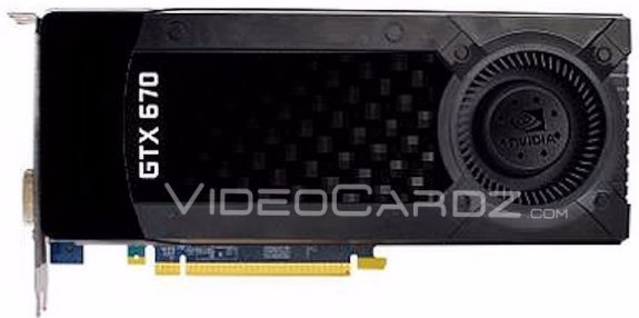 NVIDIA GeForce GTX 670 gets pictured - DVHARDWARE