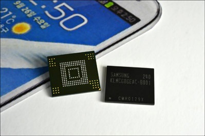 Samsung 64Gb eMMC NAND chip