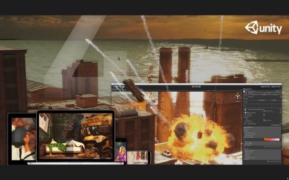 Unity 4.0 game engine screenshot