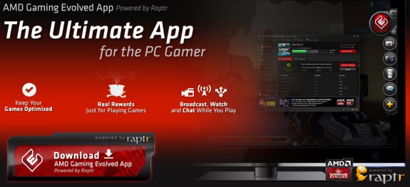AMD Gaming Evolved app