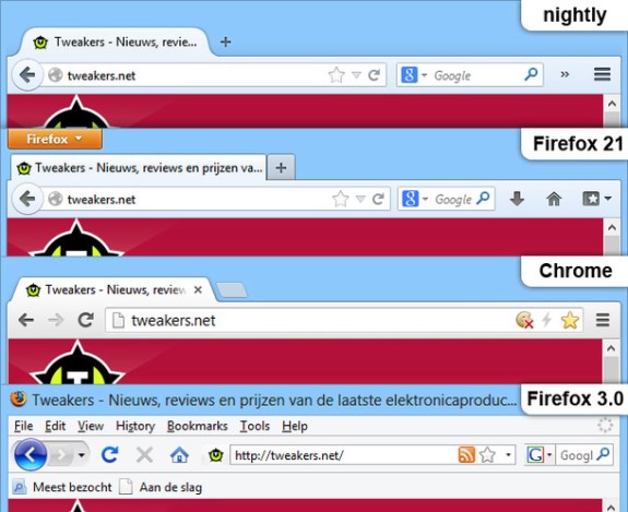 Firefox to get Chome like interface