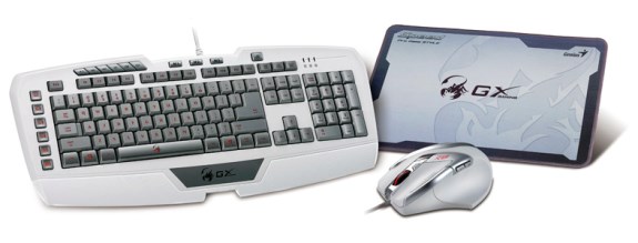 Genius white gaming gear