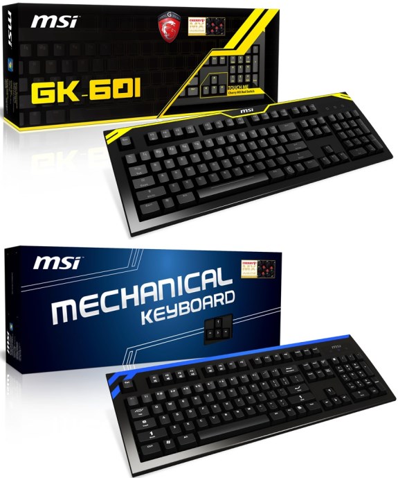 MSI mechanical keyboards