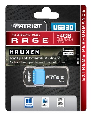 Patriot Rage XT USB 3.0 HAWKEN bundle 