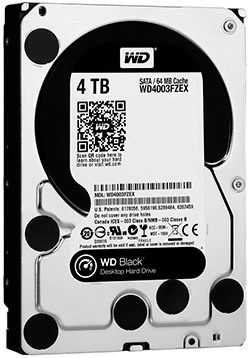 WD Black 4TB HDD