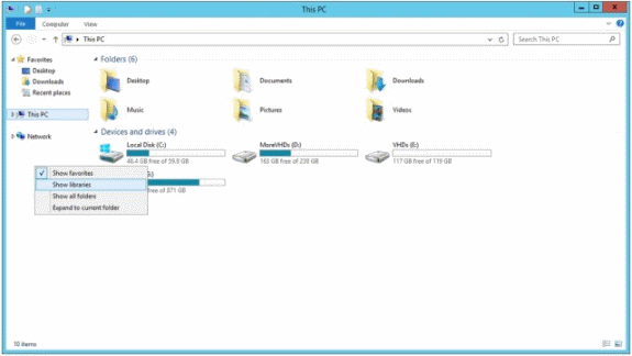 Windows Blue This PC
