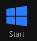 Windows Blue Start Button