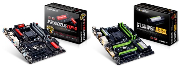 Gigabyte Kaveri motherboards