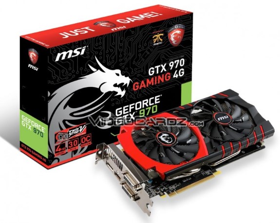 MSI GeForce GTX 970 GAMING with TwinFrozr V