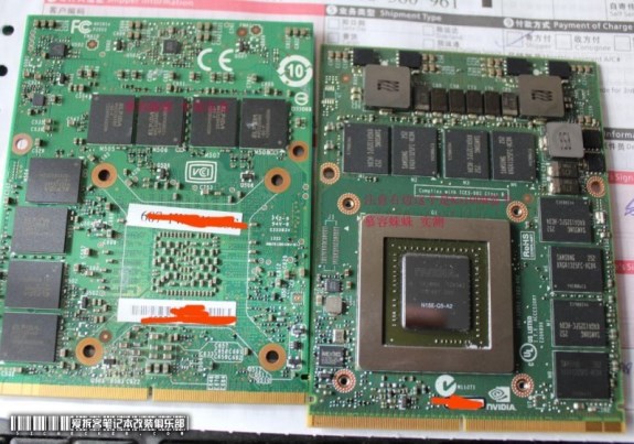 NVIDIA GeForce GTX 880M board