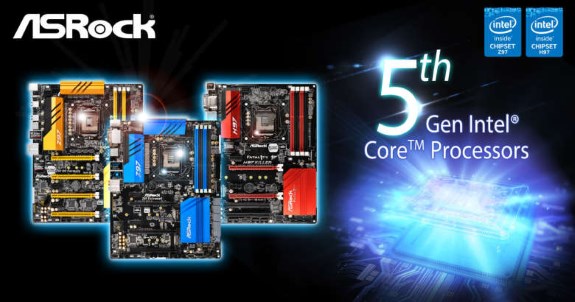 ASRock Intel 5th gen Core support