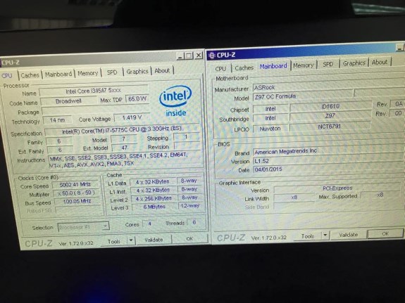 Intel 5Ghz on air