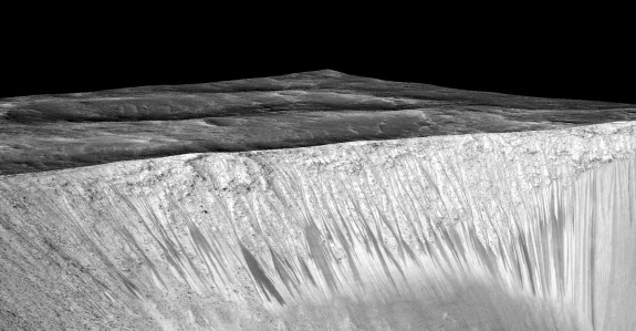 Flowing water on Mars