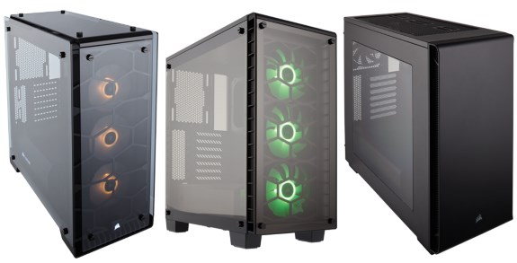 three new cases from Corsair
