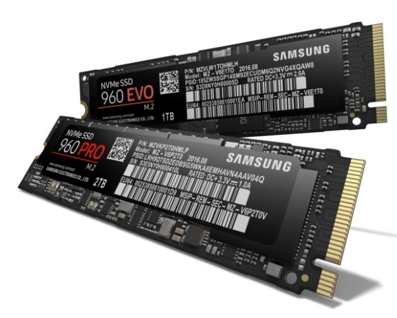 Samsung 960 Pro and EVO