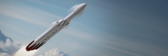 Falcon Heavy artist rendering