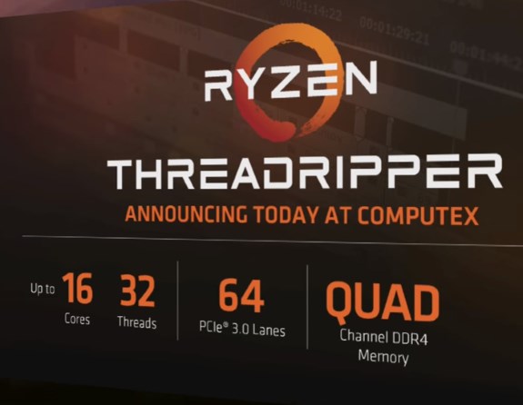 AMD Threadripper features outline