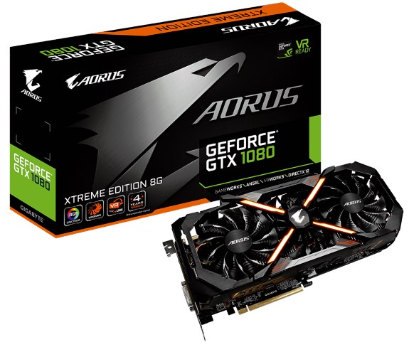 GeForce GTX 1080 AORUS xtreme edition 8G