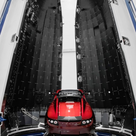 Musk car to Mars