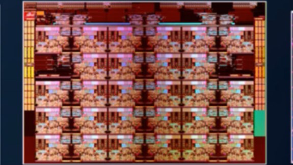 Intel skylake EP 28 core die