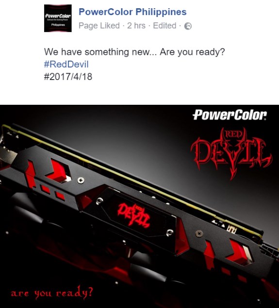 PowerColor Red Devil april 18
