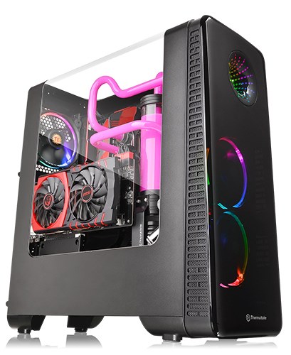 Thermaltake View 28 RGB Gull-Wing Window ATX Mid-Tower Chassis