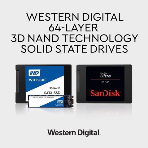 WD SanDisk 64 layer NAND SSD