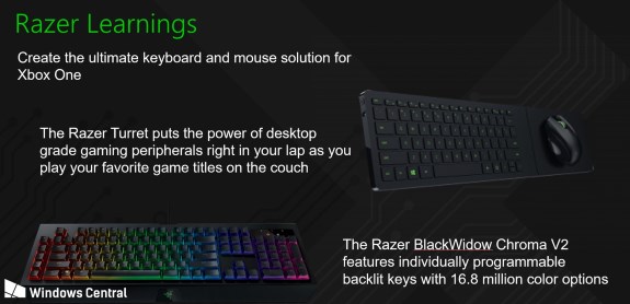 Xbox keyboard mouse from Razer