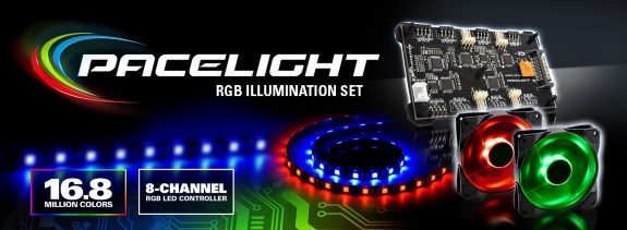 Sharkoon Pacelight RGB illumination set 