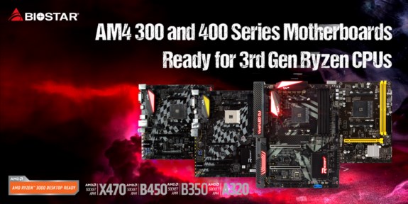 BIOSTAR Motherboards Updated for AMD Ryzen 3rd Generation CPUs