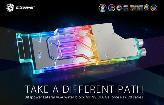 GeForce RTX 20 lateral waterblock