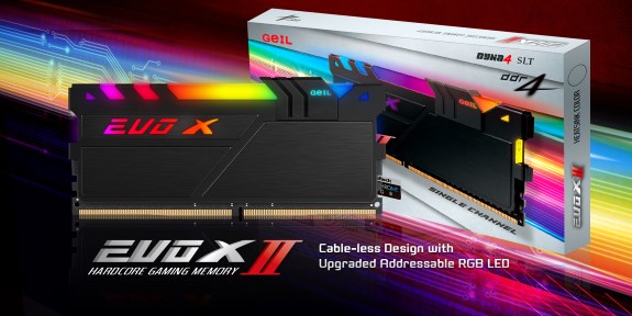 GeIL EVO X II and EVO X II ROG-certified DDR4 RGB 