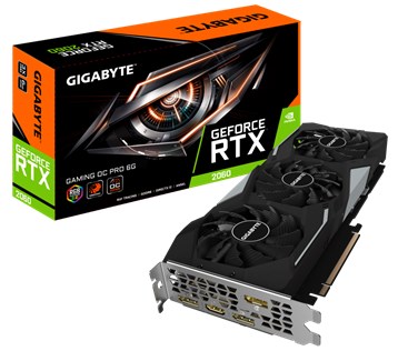 Gigabyte RTX 2060 GeForce card