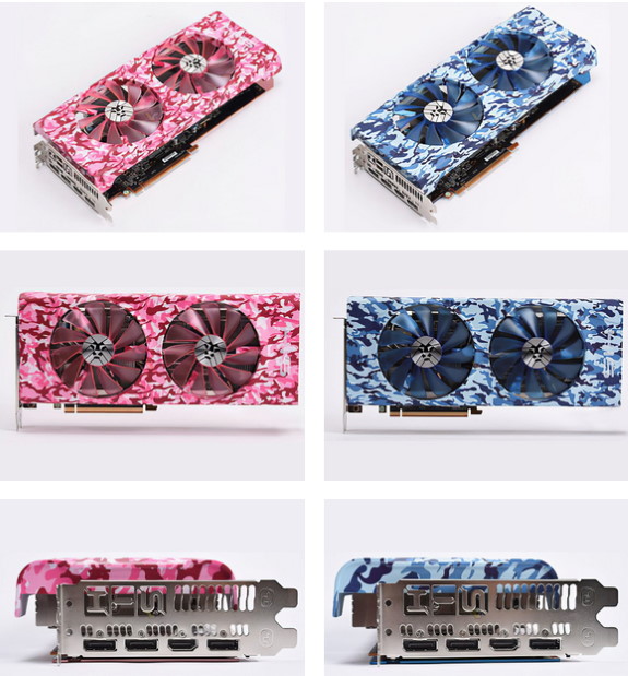 HIS Radeon RX 5700 XT Pink and Blue ARMY