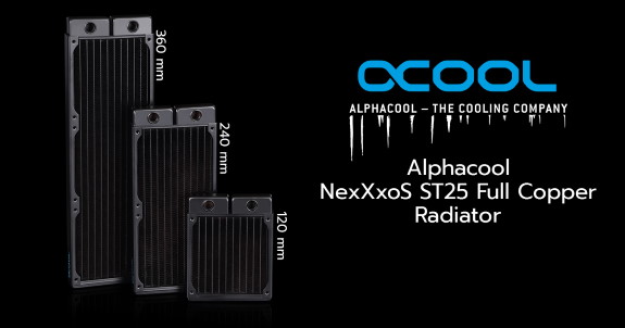 Alphacool NexXxoS ST25 slim radiators