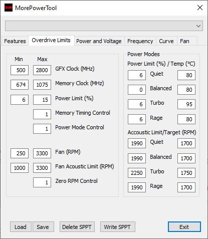 AMD Rage Mode and Turbo Mode