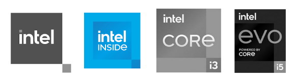 New Intel logos