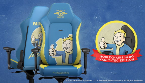 noblechairs HERO Gaming Chair - Fallout Vault-Tec Edition