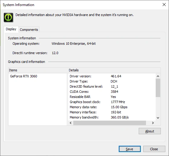 NVIDIA howto check if resizable bar works