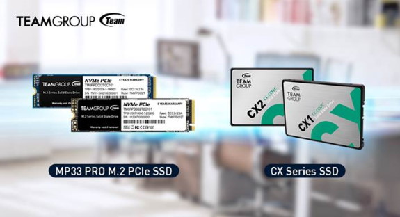MP33 PRO PCIe SSD and CX Series 