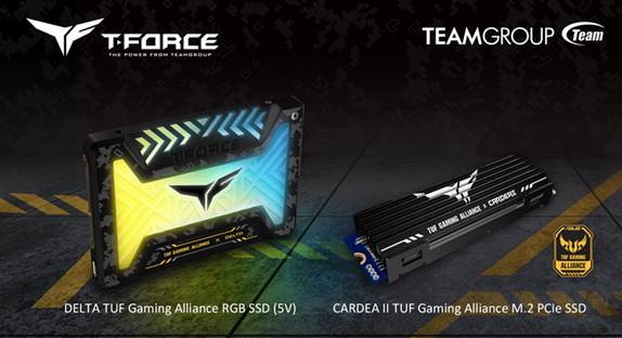 TEAMGROUP TUF Gaming Alliance products