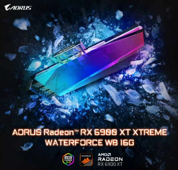 AORUS Radeon RX 6900 XT WATERFORCE WB 16G