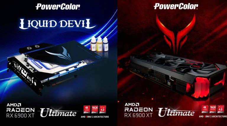 RED DEVIL AND LIQUID DEVIL AMD RADEONxt RX 6900 XT ULTIMATE