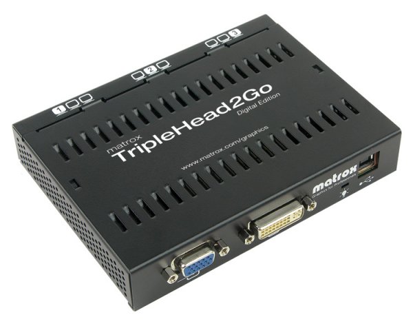 Matrox TripleHead2Go goes wider - now supports 5040 x 1050 - DVHARDWARE