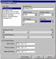 The Crystal Control LCD screen settings settings