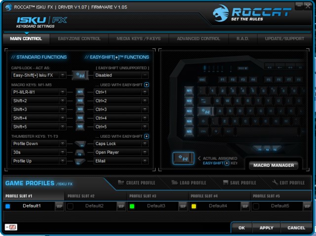 Roccat Isku FX software