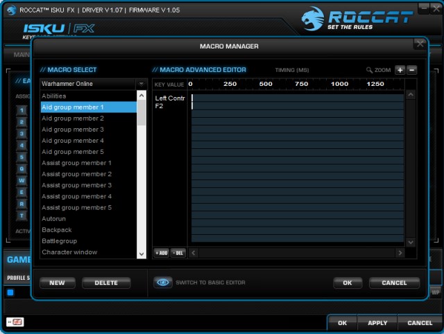 Roccat Isku FX software
