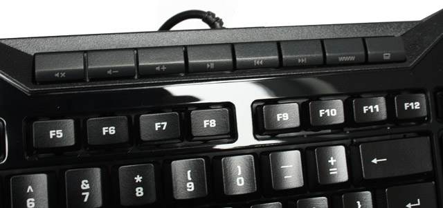Roccat Isku FX media keys
