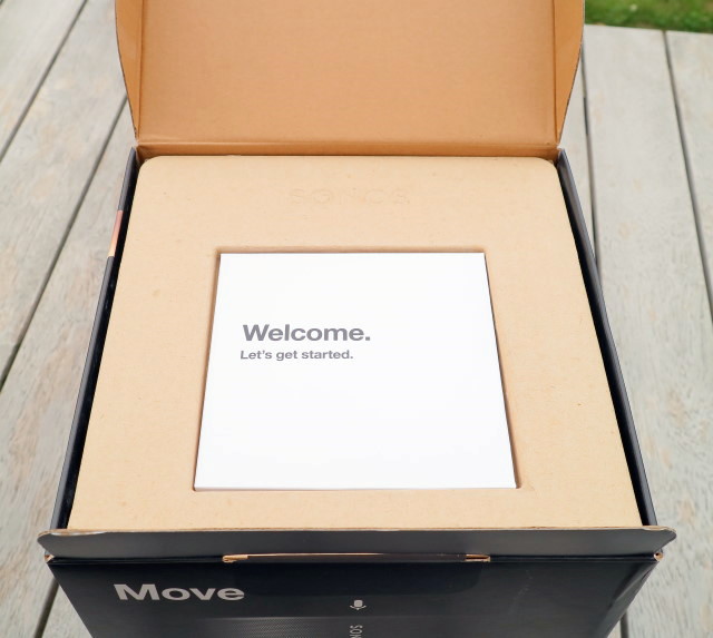 Sonos Move box opened